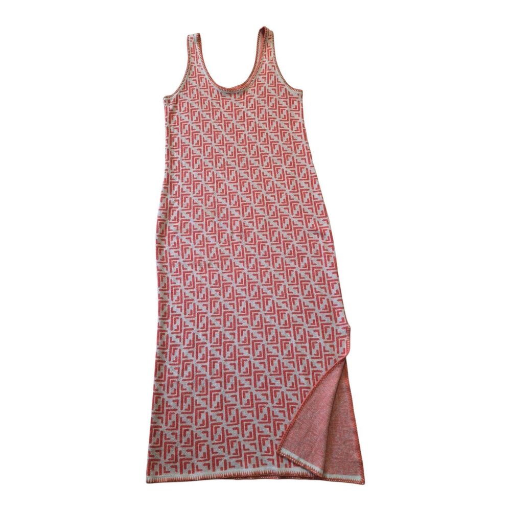 Sendera Knit Dress M Maxi Hemp Tencel Sustainable Travel Vacation Business